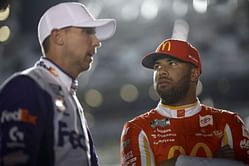 “That’s no way to talk about your boss”: NASCAR fans giggle on Bubba Wallace trolling Denny Hamlin on the internet