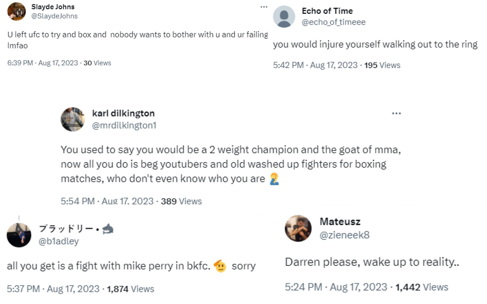 MMA fans react to Darren Till&#039;s callout of Nate Diaz