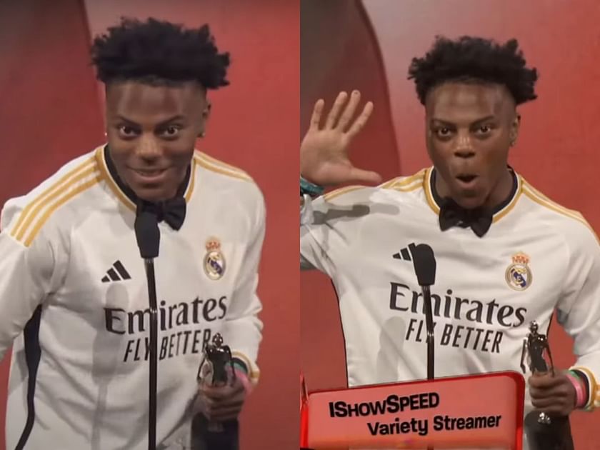 IShowSpeed's shoutout to Cristiano Ronaldo goes viral after r bags  Variety Streamer of the Year award, fans say 'great speech