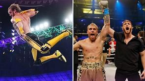 "I smack Logan, he'll smack Jake" - 34-year-old WWE Superstar teases blockbuster match against Jake Paul and Logan Paul alongside 385-pound wrestler