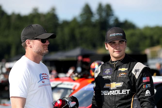 “We did the beer toast, he didn’t”: Ecstatic Dale Earnhardt Jr urges Sam Mayer to keep pushing after maiden Xfinity Series victory