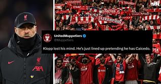 "Lined up pretending he has Caicedo", "3 points incoming" - Fans react as Liverpool name majorly attacking XI to face Chelsea in PL fixture