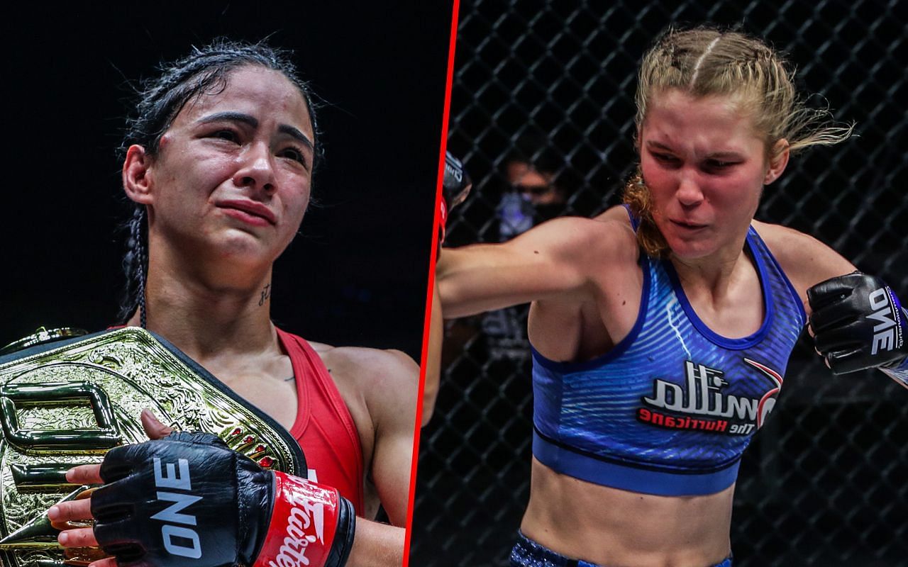 Allycia Hellen Rodrigues (Left) faces Smilla Sundell (Right) at ONE Fight Night 14