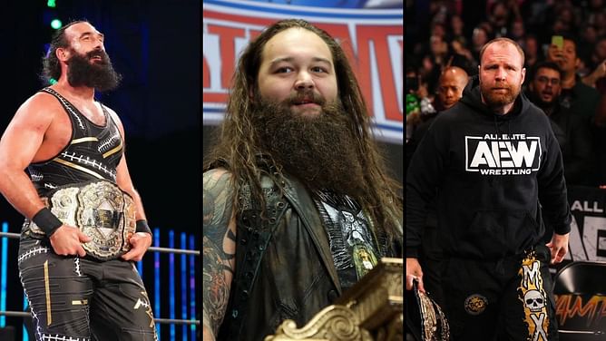 Brodie Lee and Jon Moxley featured during tribute video for Bray Wyatt on WWE SmackDown