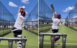 [Watch] "Working hard on my white ball game " - Marnus Labuschagne sweats it out in nets after ICC World Cup 2023 snub
