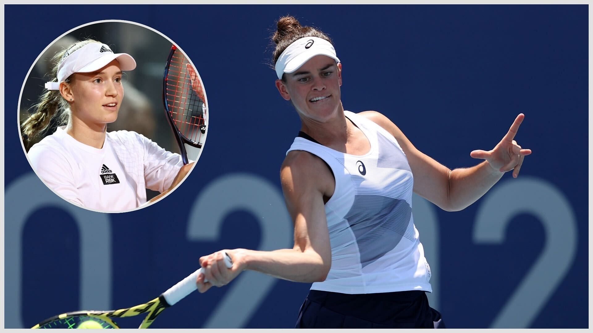 Jennifer Brady took on Elena Rybakina at the Canadian Open 