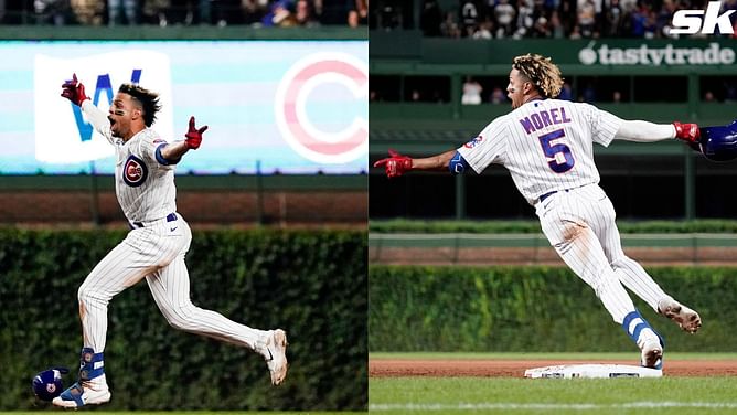 WATCH: Cubs' Christopher Morel goes crazy after slamming the three-run walk-off homerun vs White Sox