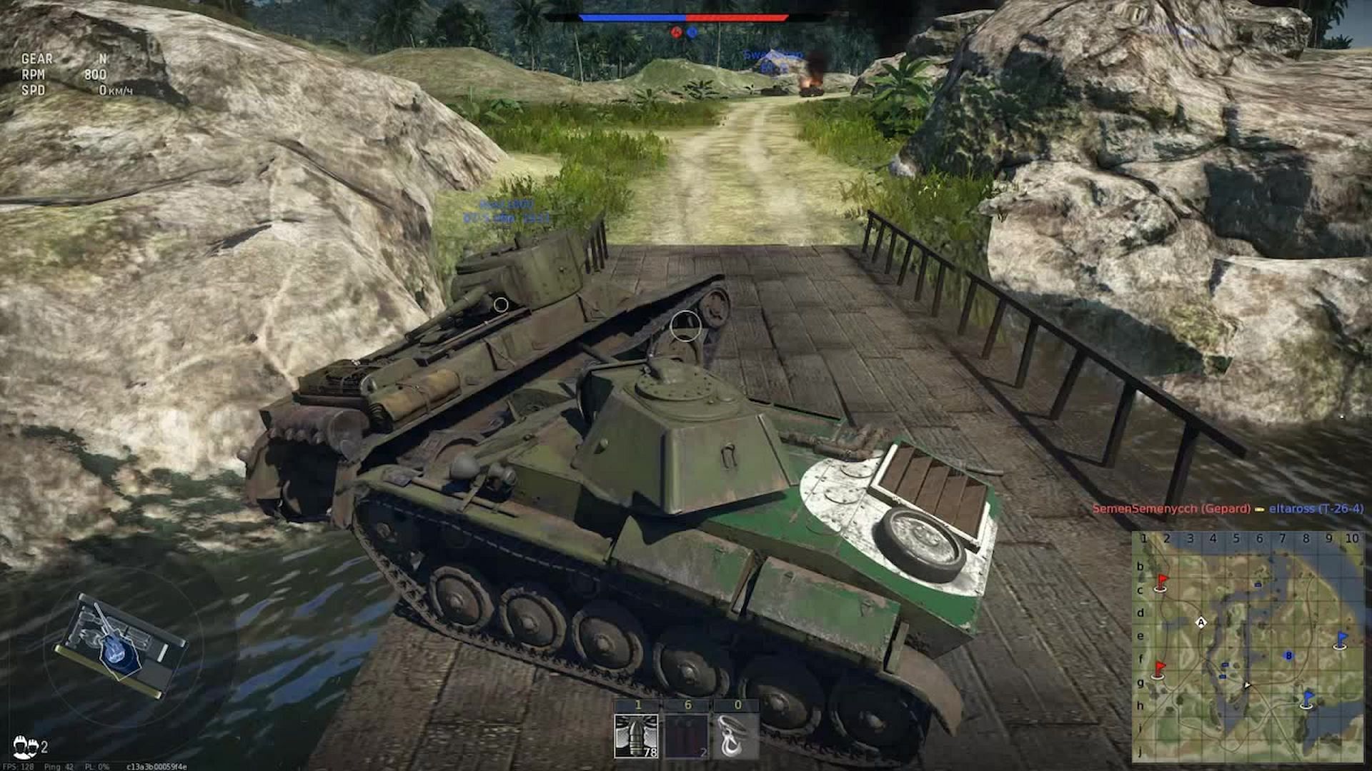 It is best to avoid ramming other tanks (Image via War Thunder)