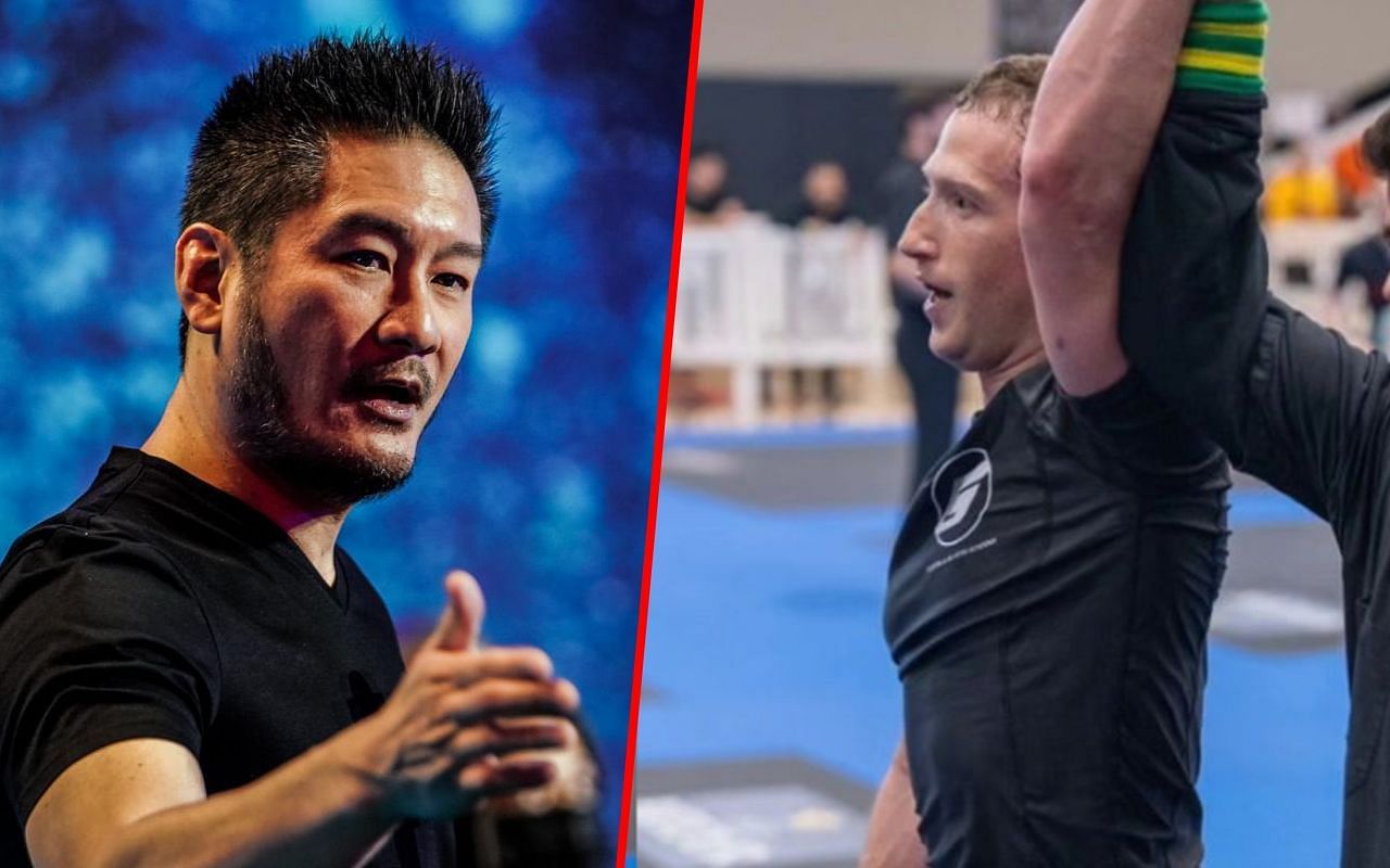 ONE Championship Chairman and CEO Chatri Sityodtong and Mark Zuckerberg. [Image: ONE Championship/Various]