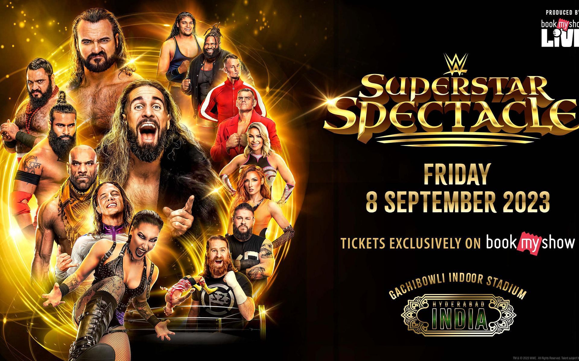 WWE is coming back to India on 8th September 2023