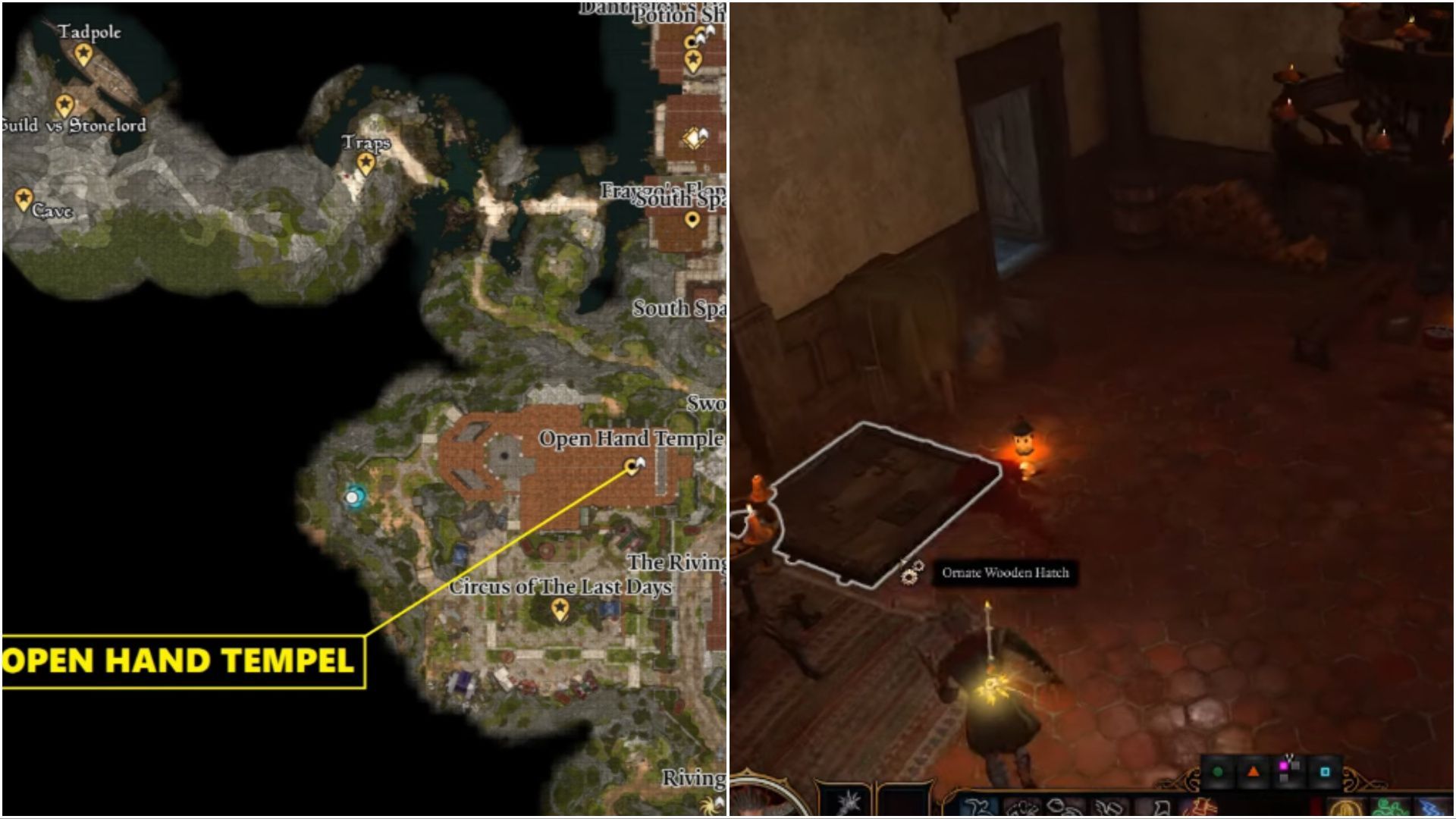 Open Hand Temple in Baldur&#039;s Gate 3 (Image via Larian Studios)