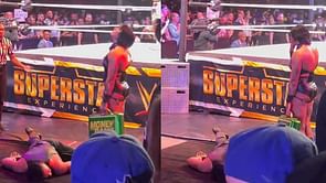 [WATCH] WWE star collapses in front of Rhea Ripley at live event