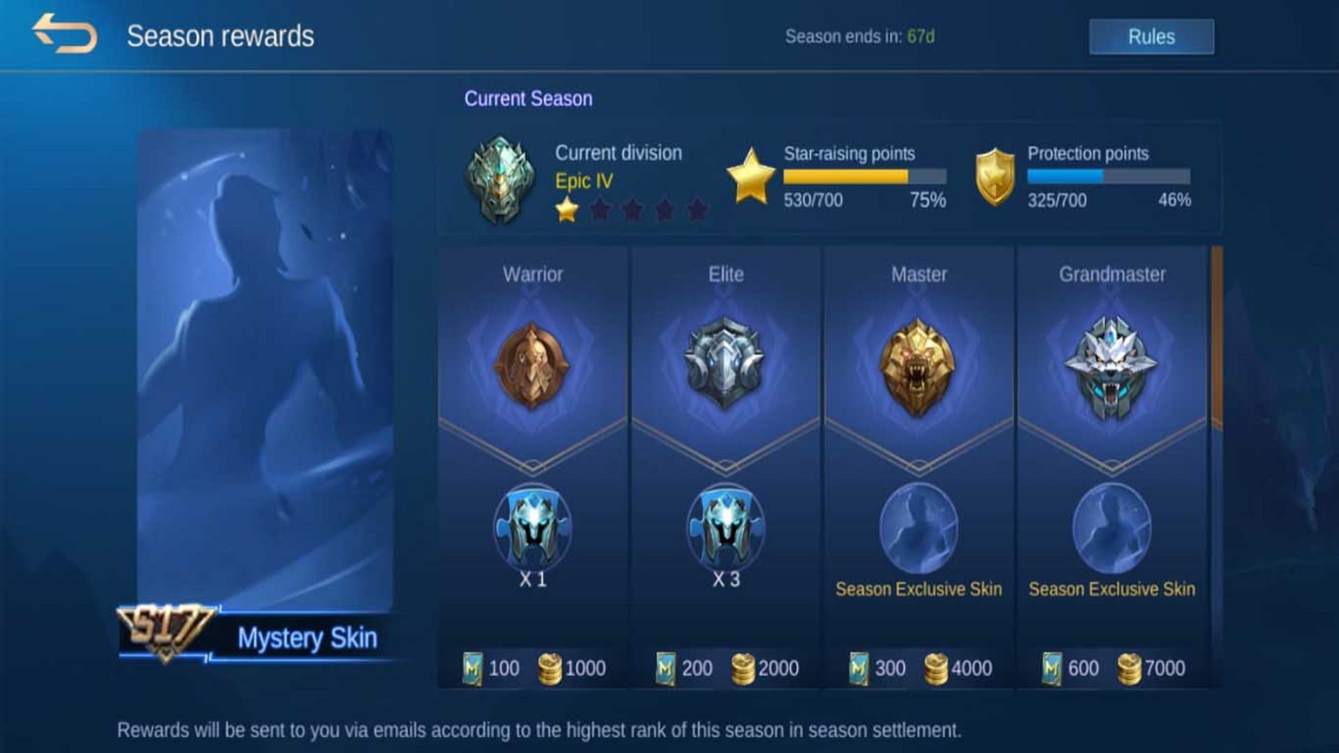 Rank up faster to earn more Battle Points (Image via Moonton)