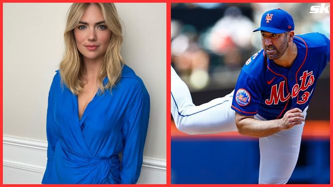 Fans believe Kate Upton's color choice holds clues to Justin Verlander's landing spot ahead of trade deadline -"Looks like Dodger blue, tbh"