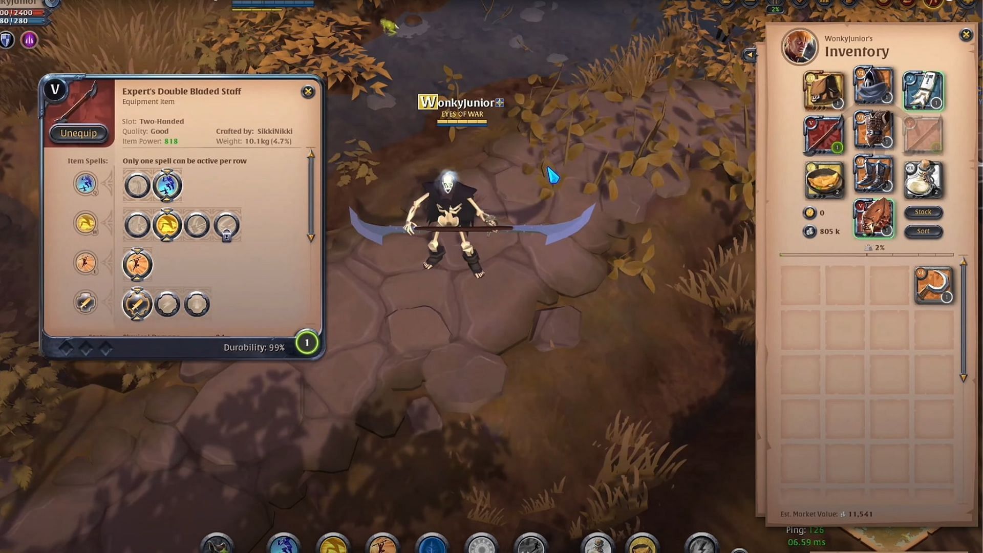 Invisibility is one of the best gathering builds in Albion Online (Image via Sandbox Interactive)