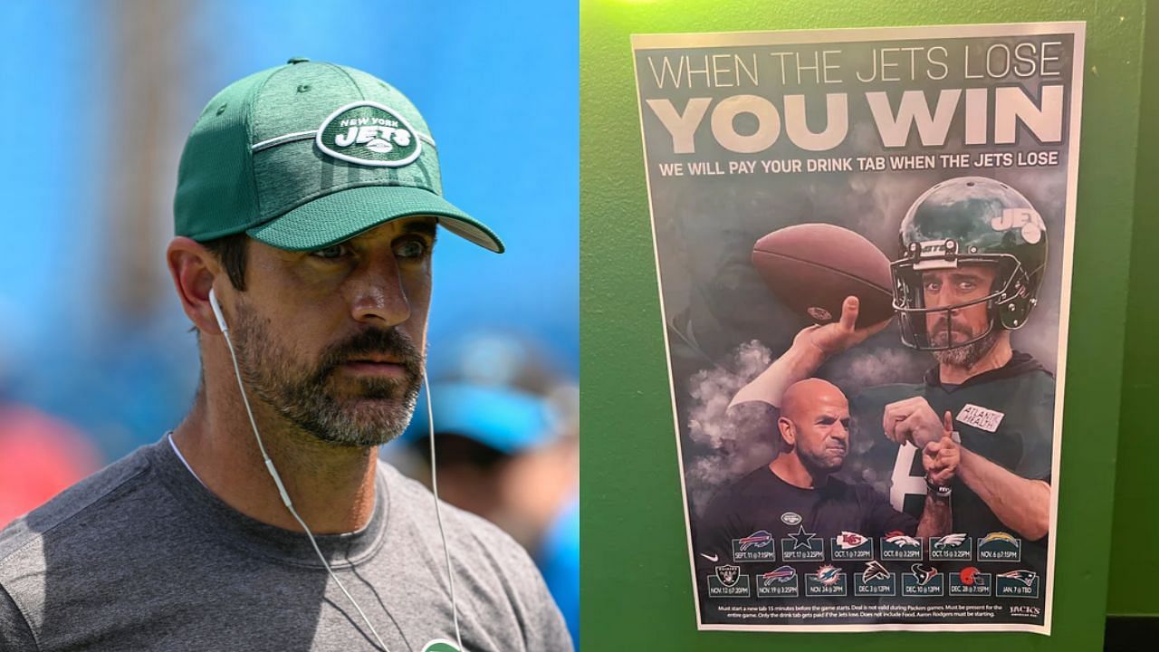 When Aaron Rodgers and the Jets lose this season, you win at Jack's  American Pub