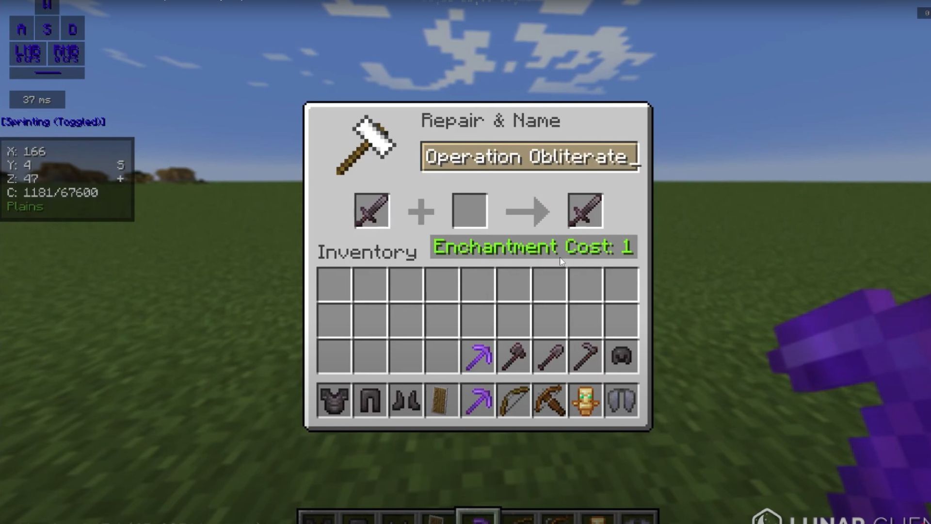 50 Funny Minecraft Sword Names 2023 