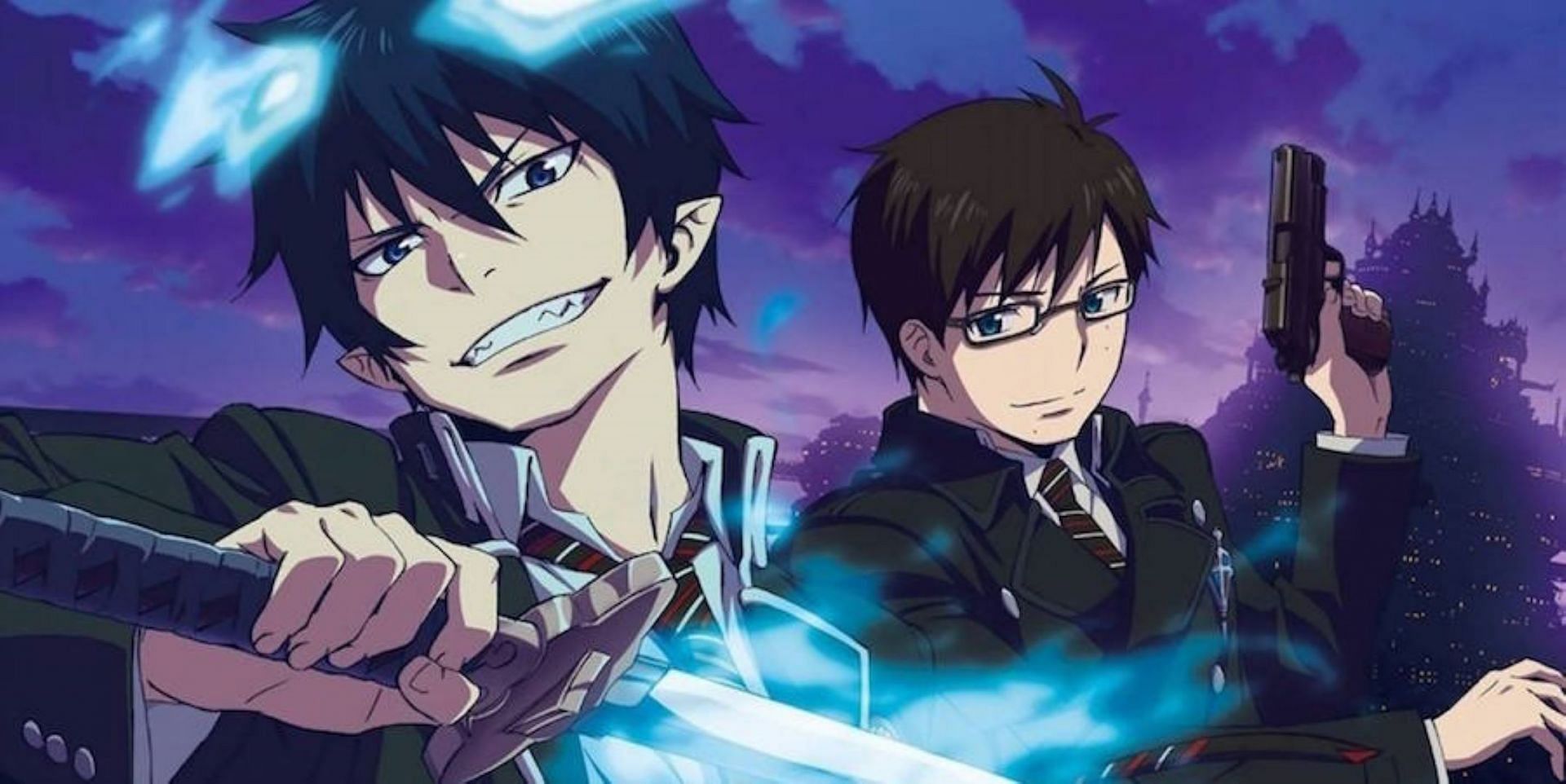 Rin and Yukio as seen in the anime (Image via A1 Pictures)