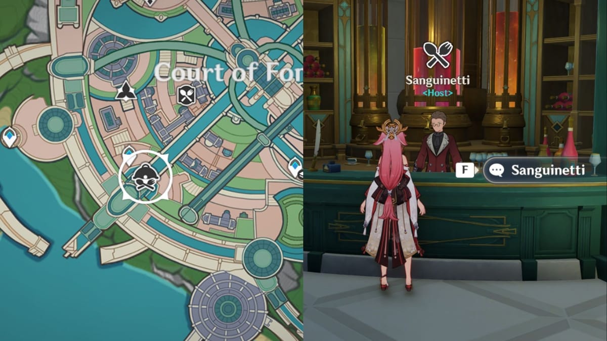 Genshin Impact Fontaine recipe locations