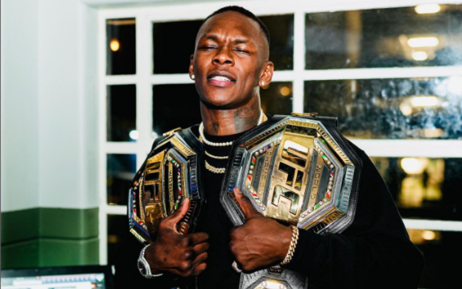 Israel Adesanya [Image source: @stylebender on Instagram]