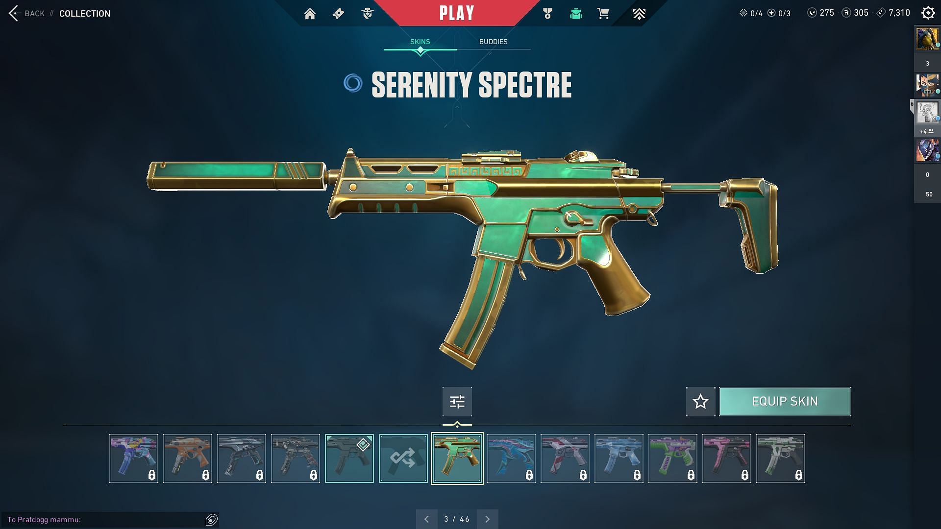 Serenity Spectre (Image via Sportskeeda and Riot Games)