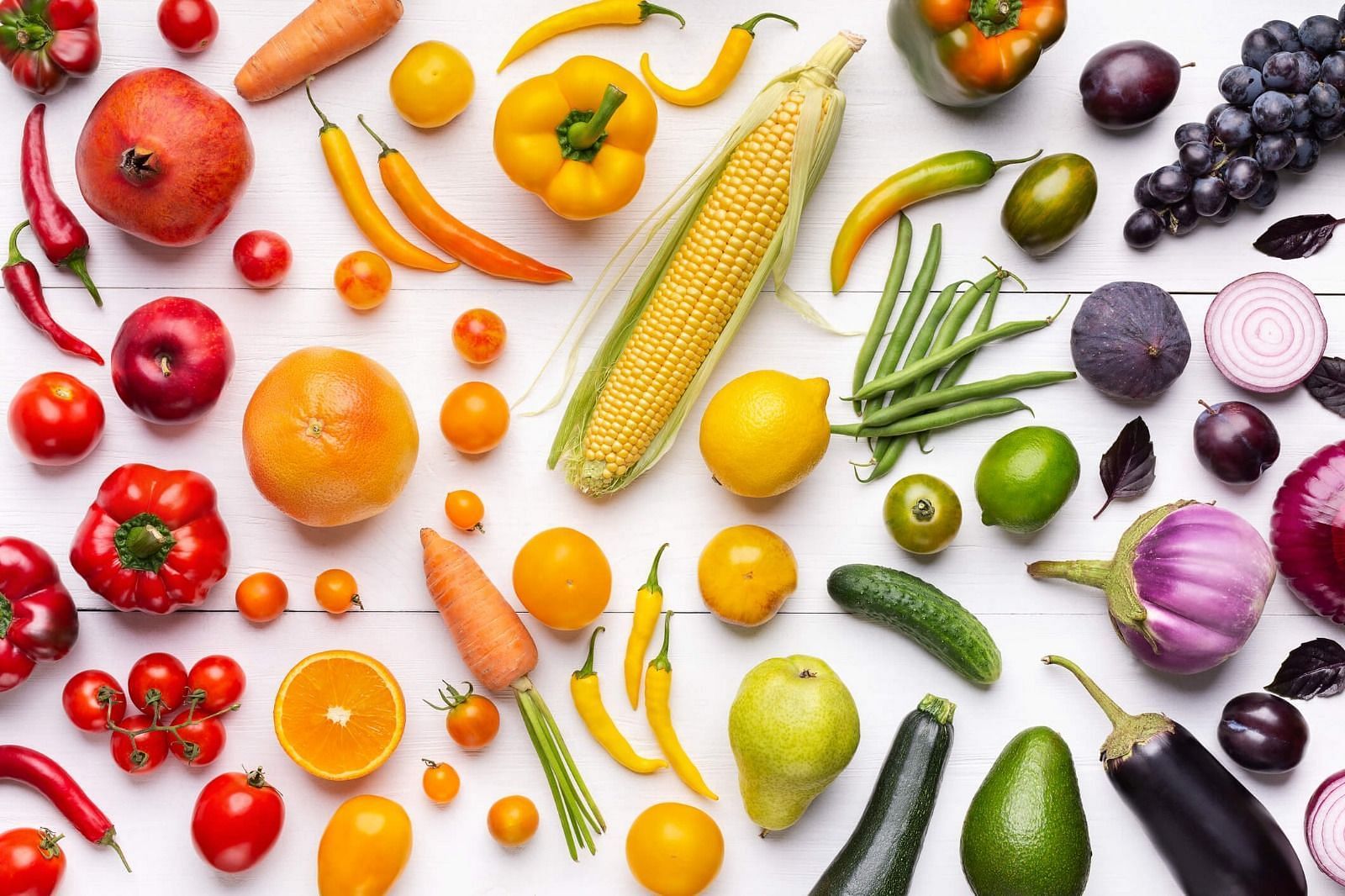 Rainbow diet (Image via Getty Images)