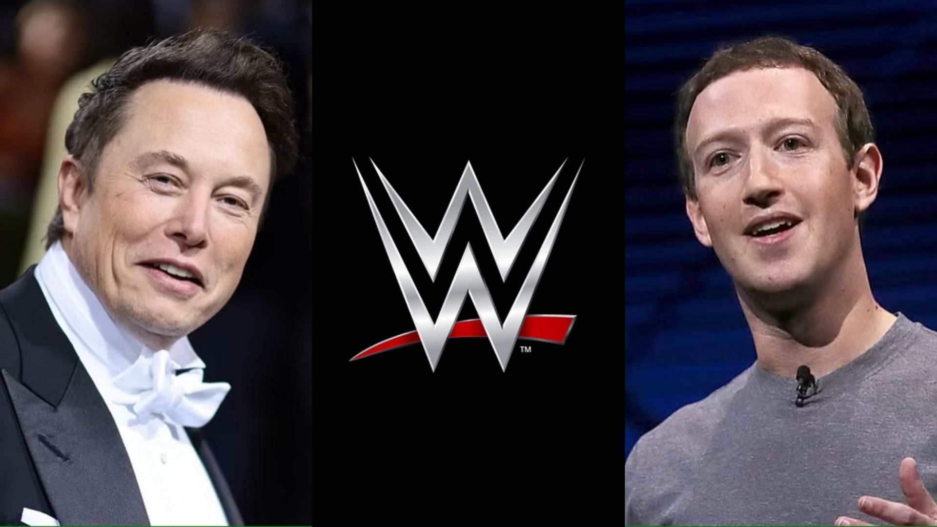 Elon Musk and Mark Zuckerberg are teasing a fight inside a UFC cage.