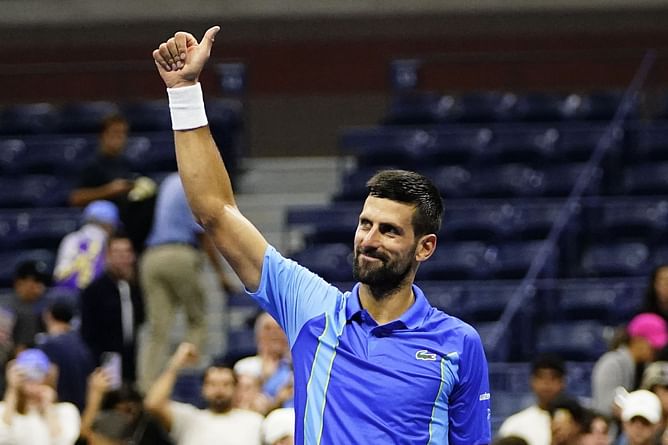 "I haven't had any threats in the locker room, so I might do another" - Novak Djokovic jokes about his impersonations after 1R win at US Open