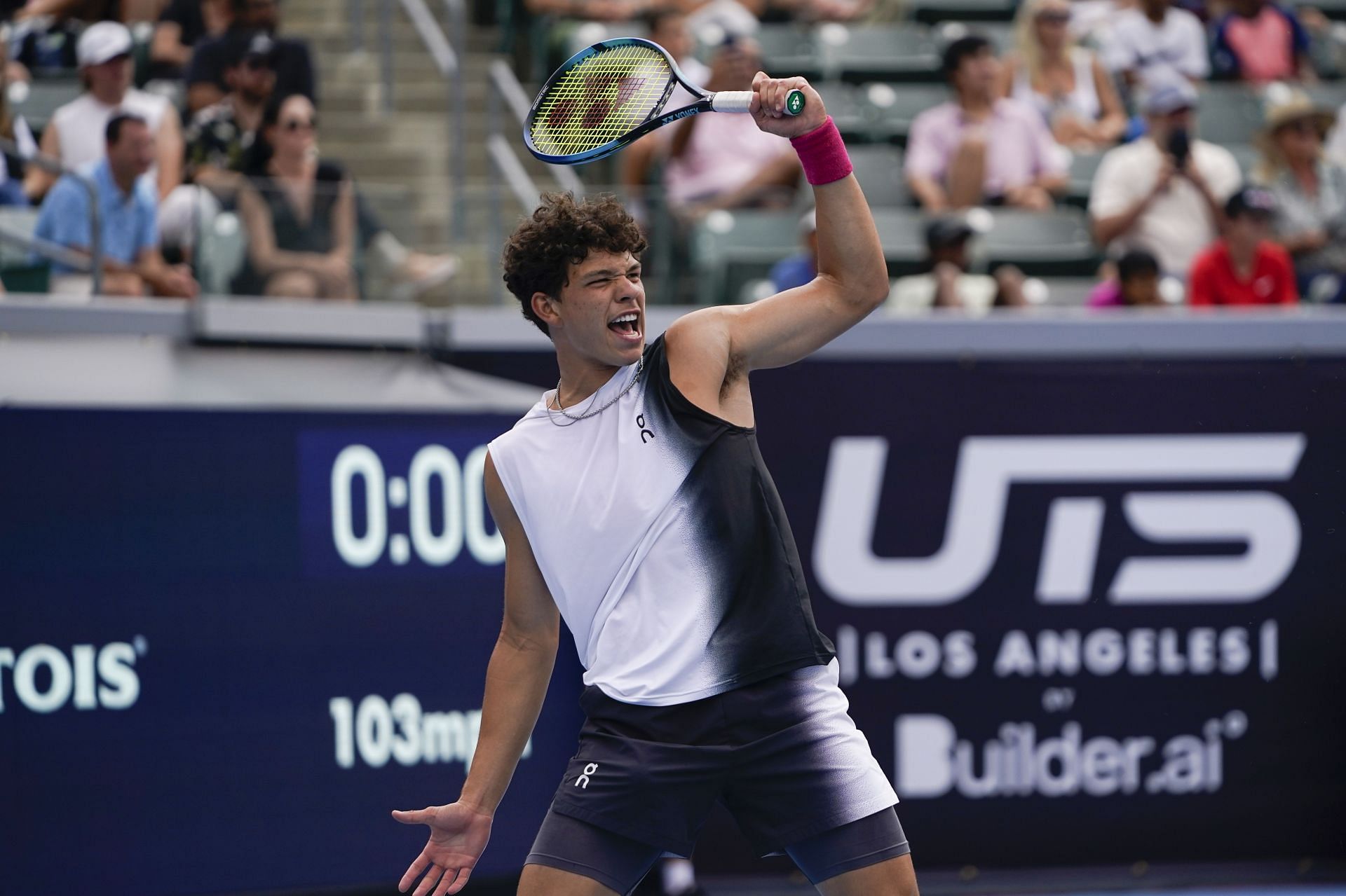 Ben Shelton at the 2023 Ultimate Tennis Showdown.