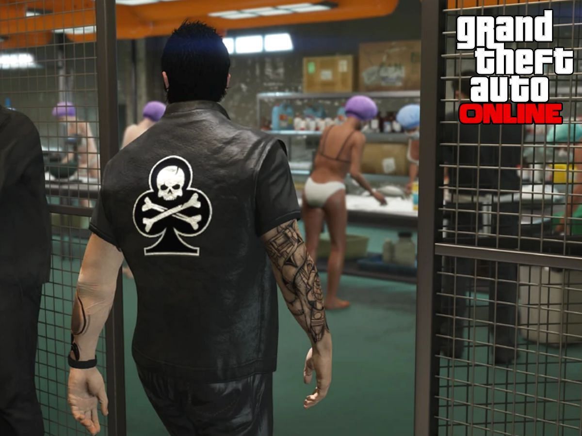 A screenshot of the interior of the Cocaine Lockup in GTA Online (Image via GTA Wiki)