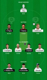 SOM vs SUS Dream11 Fantasy Tip - Head to Head League