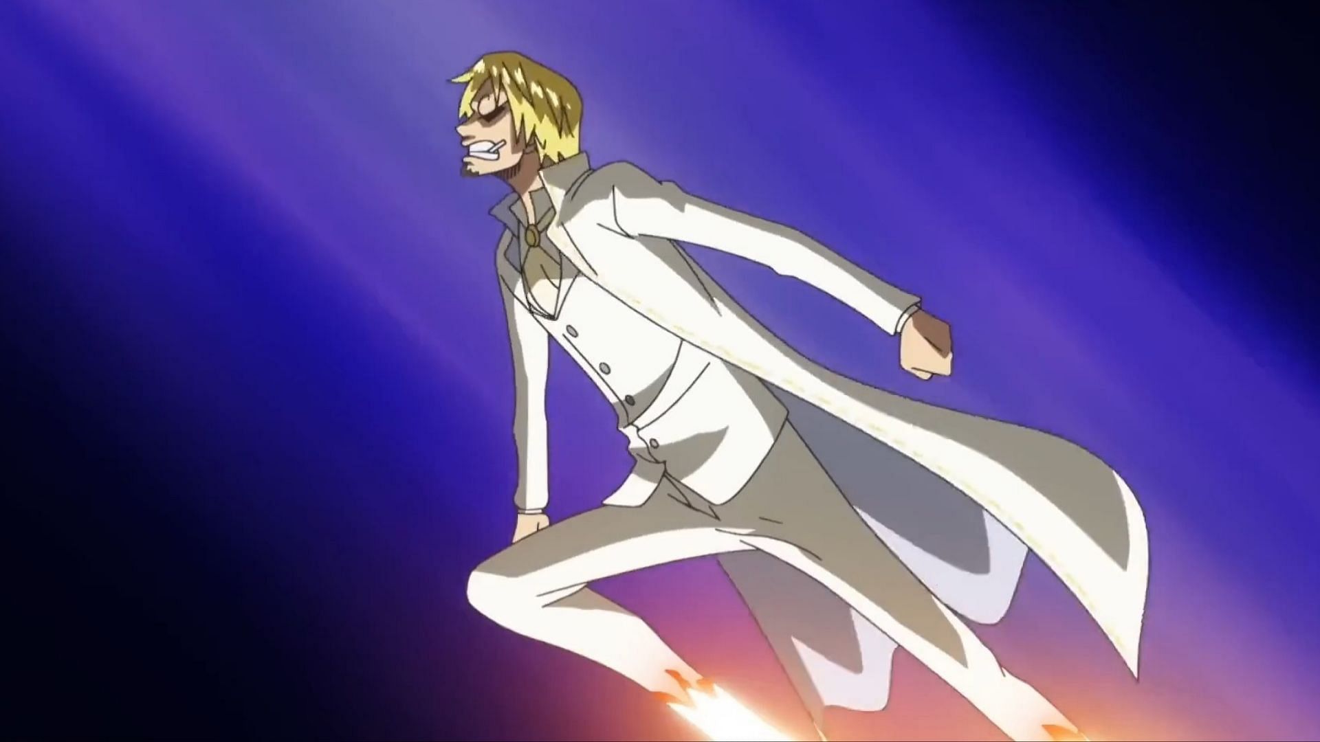 Sanji as seen in the One Piece anime (Image via Toei)