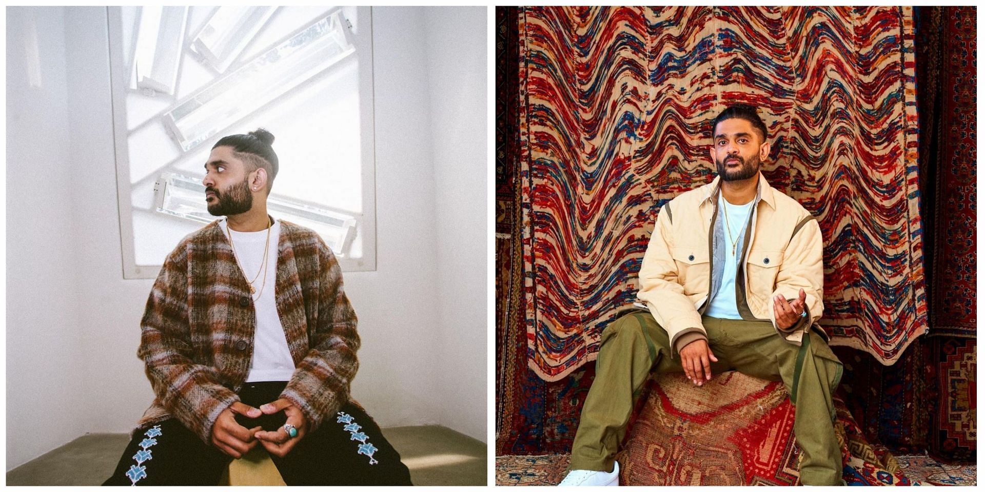 Two portraits of Sid Sriram (Image via Sid Sriram Instagram @sidsriram)