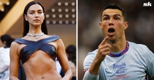 Cristiano Ronaldo’s ex-girlfriend Irina Shayk thrills fans with latest photoshoot in yellow bodysuit on tennis claycourt