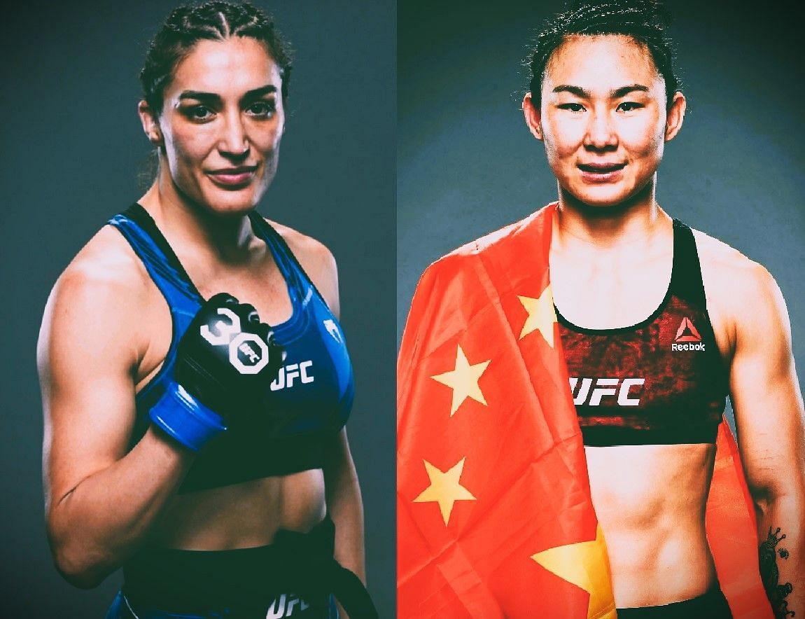 Suarez vs. Yan [Images via @ufc & @xiaonan_yan on Instagram]