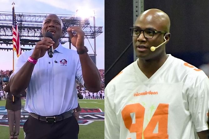WATCH: DeMarcus Ware goes viral for singing National Anthem ahead of Hall of Fame game between Jets and Browns
