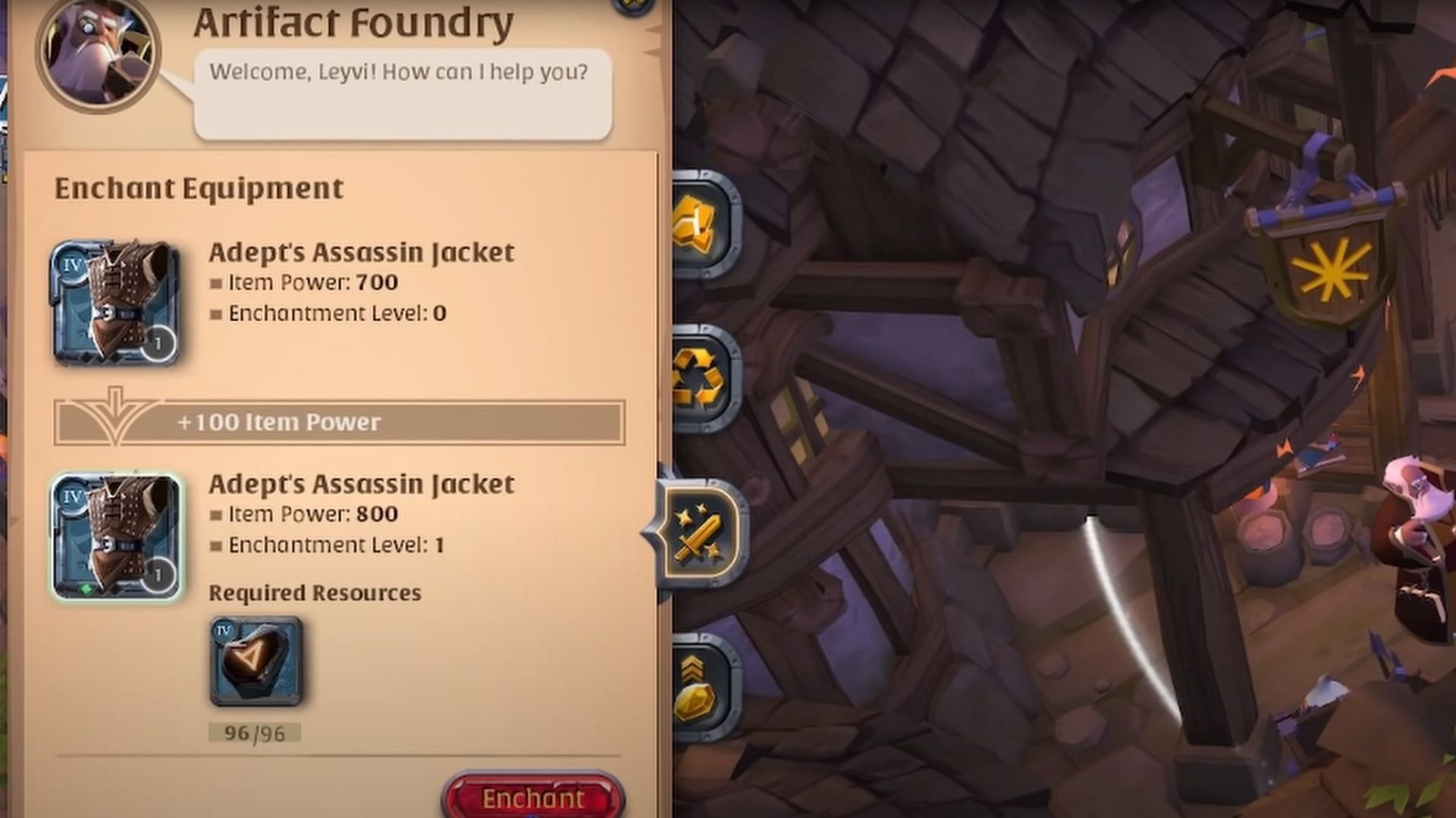 Enchant your items in Albion Online (Image via Sandbox Interactive)