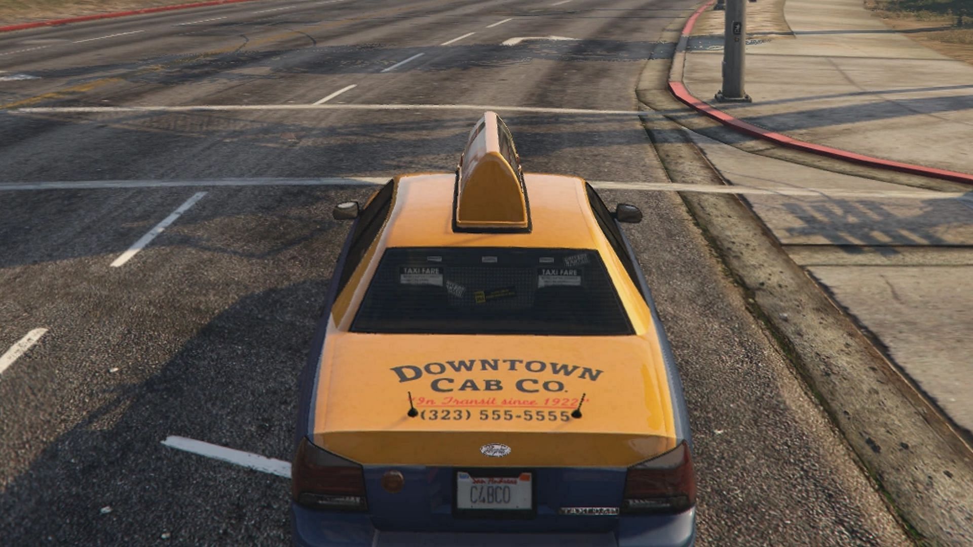 Taxi Work gives you a Taxi to use at no cost (Image via Rockstar Games)