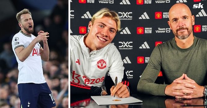 “We are professional” – Erik ten Hag insists Manchester United are happy with signing Rasmus Hojlund instead of Harry Kane