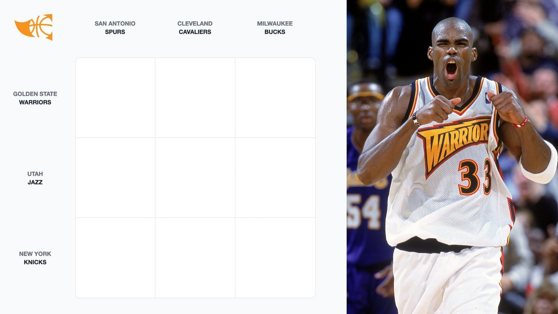 Immaculate Grid NBA Challenge for August 13, 2023