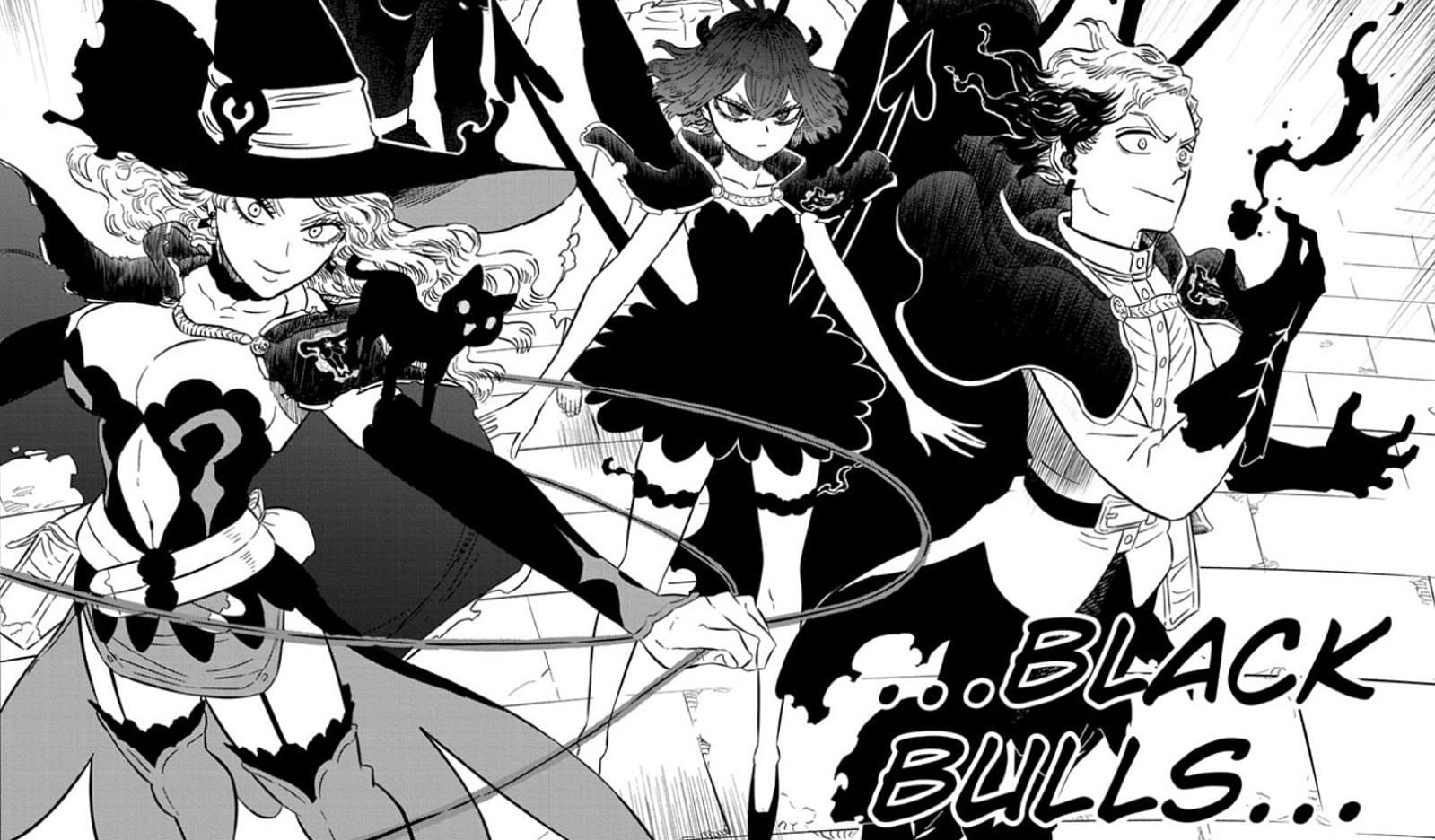 The Black Bulls as seen in the Black Clover manga (Image via Shueisha)