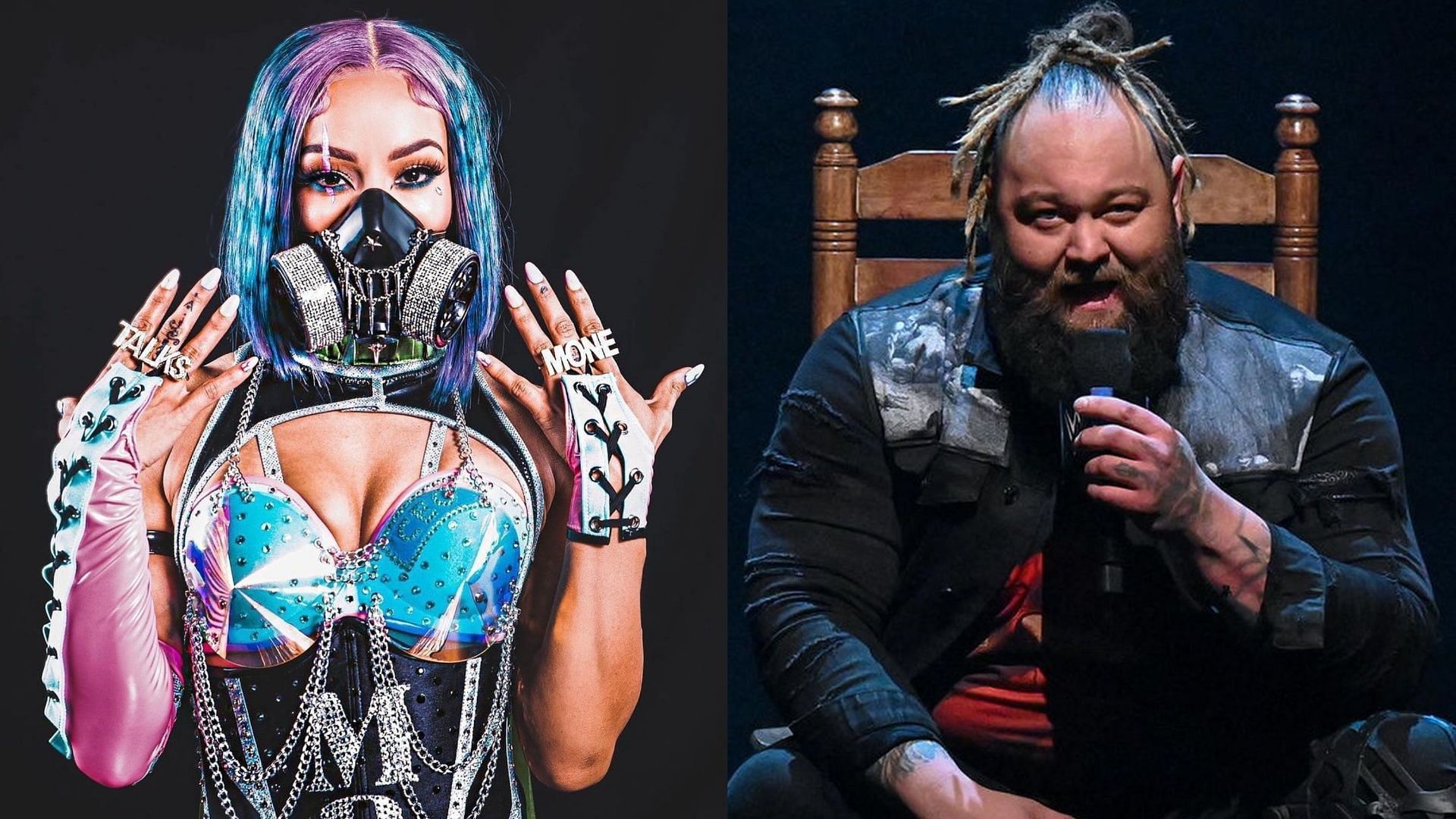 Mercedes Money and the late, great Bray Wyatt