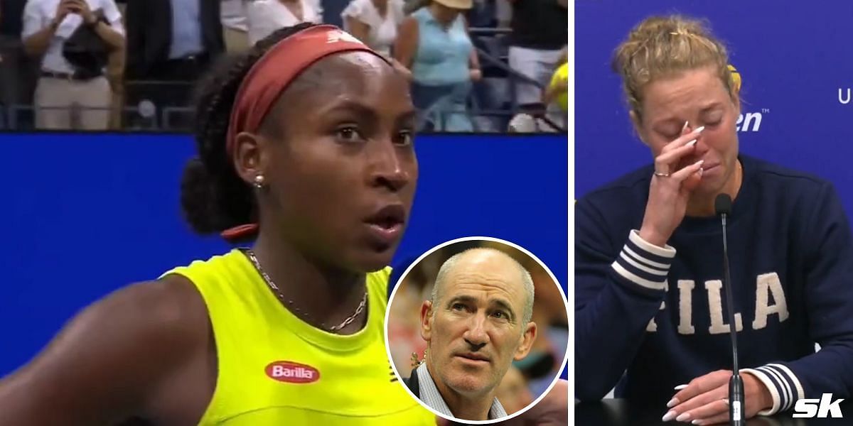 Coco Gauff and Laura Siegemund were embroiled in controversy after the latter