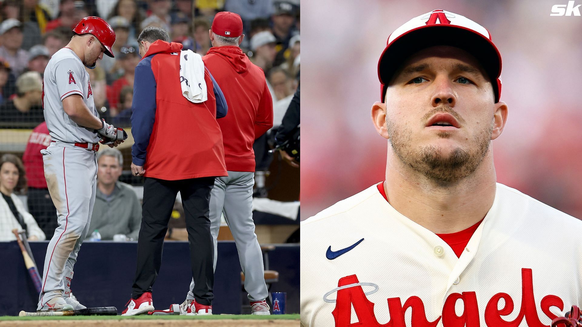 Angels' Mike Trout says back injury is getting better 
