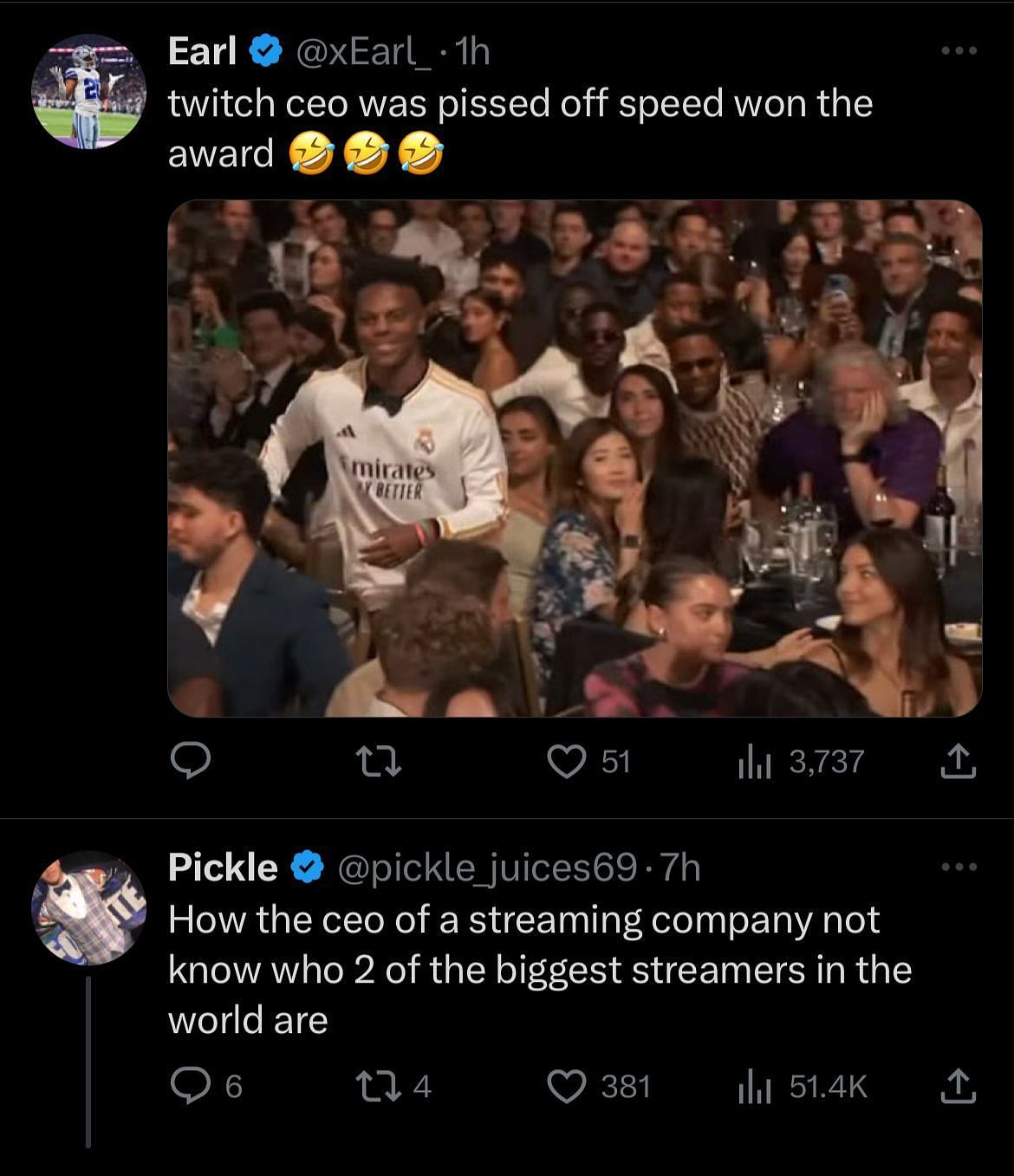 Twitch CEO was pissed off - Dan Clancy's reaction to IShowSpeed winning at  Streamy Awards goes viral