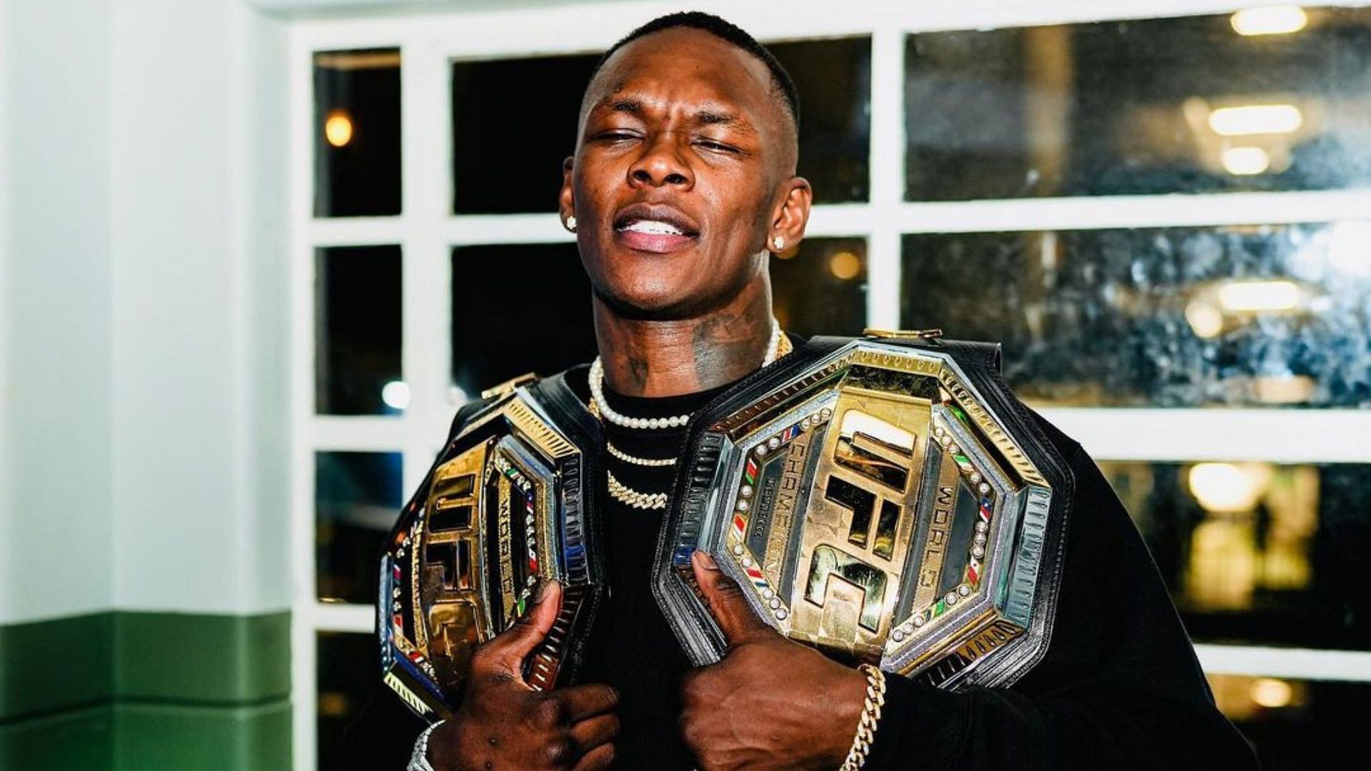 UFC middleweight champion Israel Adesanya [Image courtesy @stylebender on Instagram]