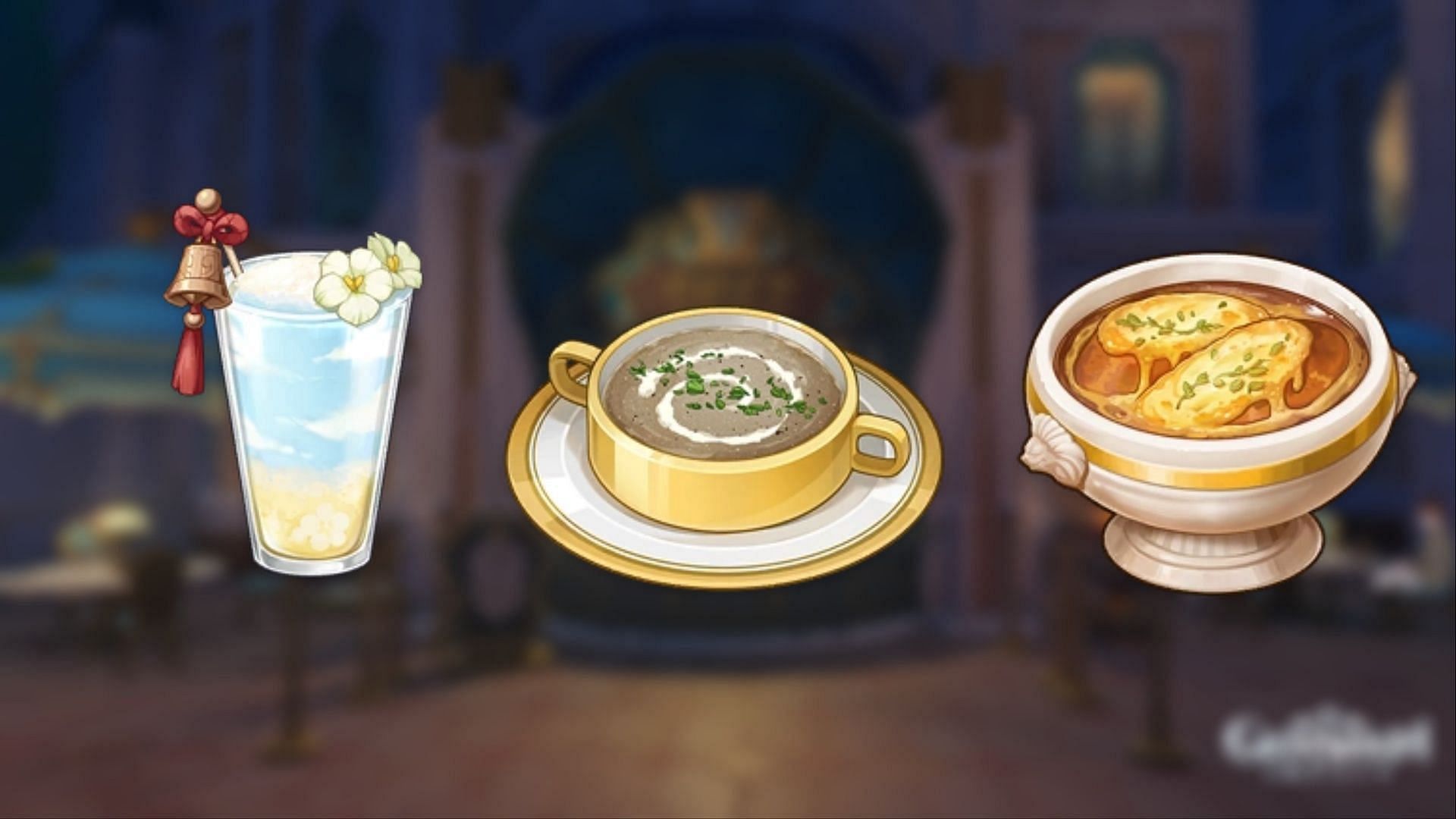 Some of the new Fontaine food (Image via HoYoverse)