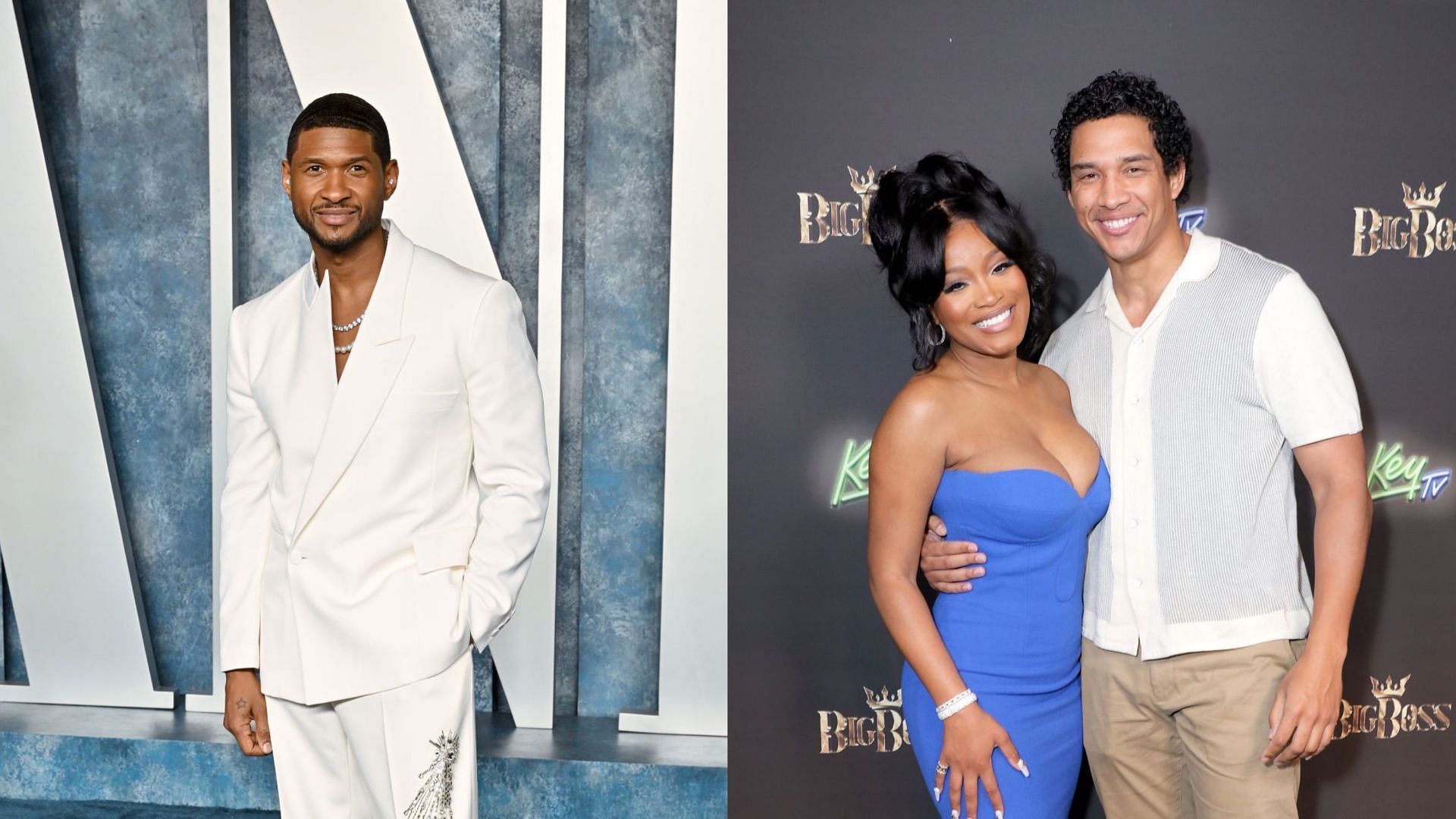 Usher and Keke Palmer recently released a promo to a new music video which has fans hooked. (Images via Getty Images)