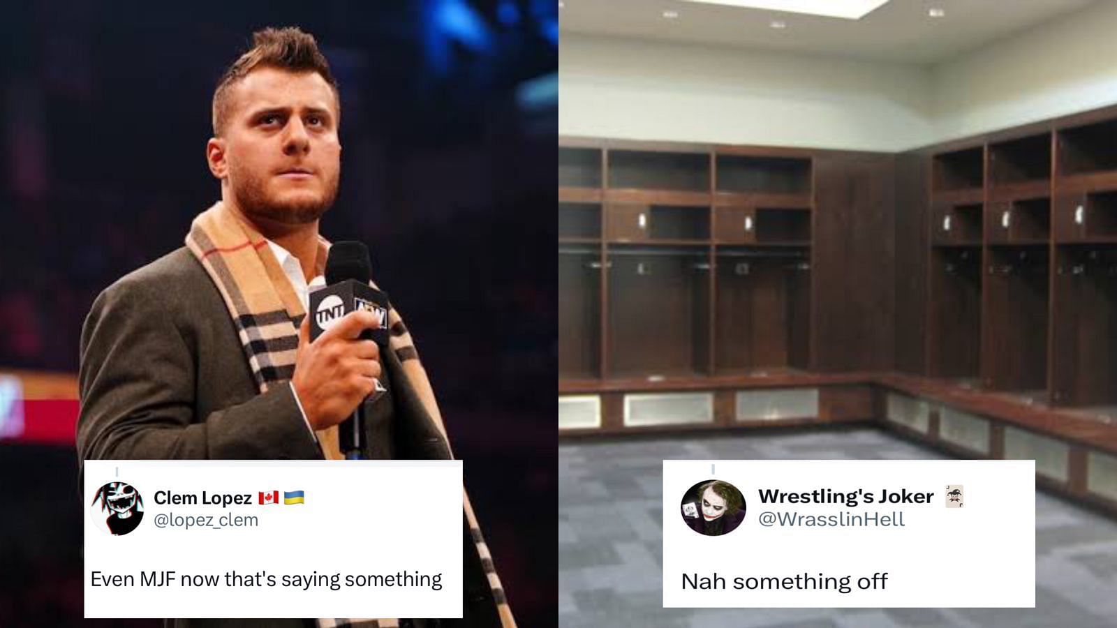 "Nah Something Off," "Even MJF Now That's Saying Something" - Backstage ...