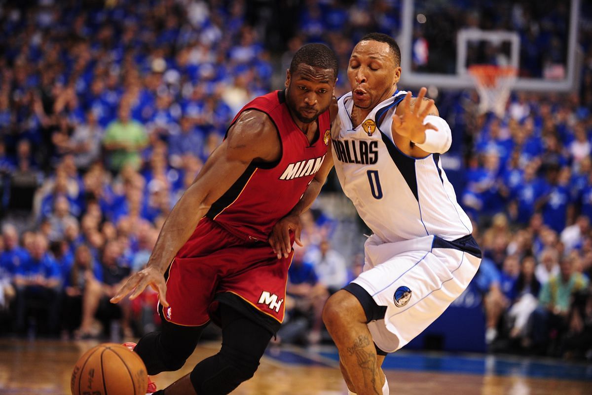 Shawn Marion defending Dwyane Wade - 2011 NBA Finals